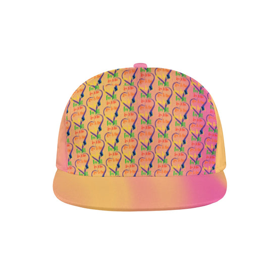 LINFA Little Hearts Snapback Cap Sunset