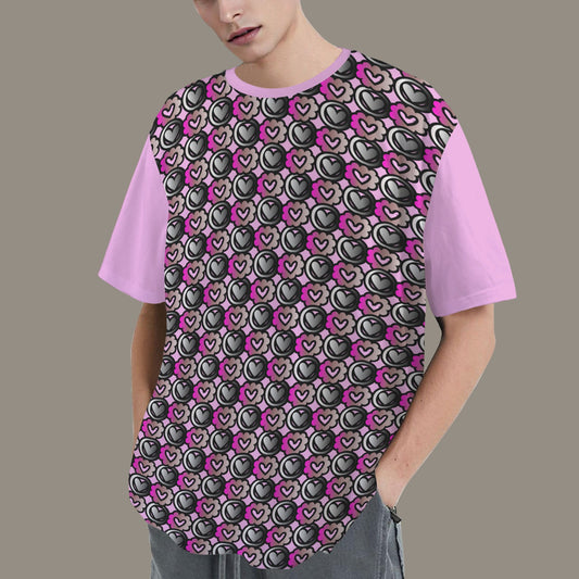 SE SON ROSE T-SHIRT - HEARTS LIGHTPINK