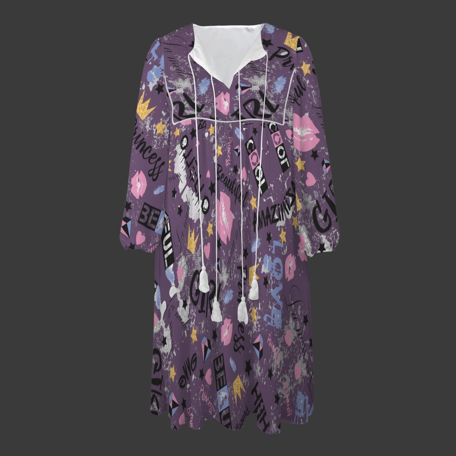 Be Amazing Long Dress Violet