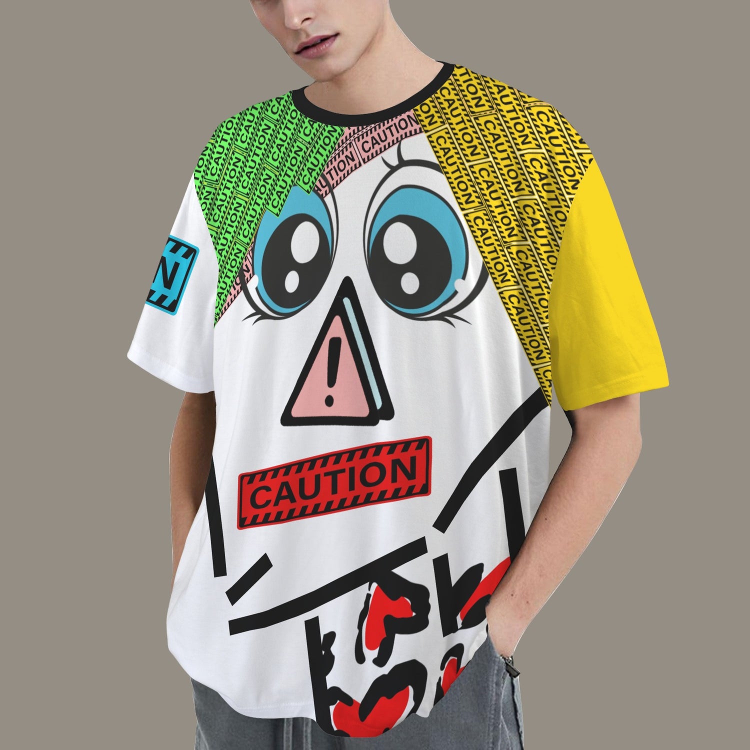 CAUTION Color Portrait Black Collar - Spiderweb