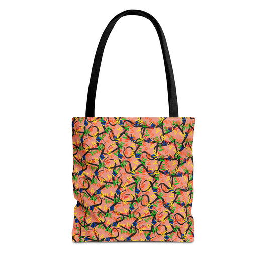 LINFA Chaos In The Heart Tote Bag Rosa Antico(Made in Germany)