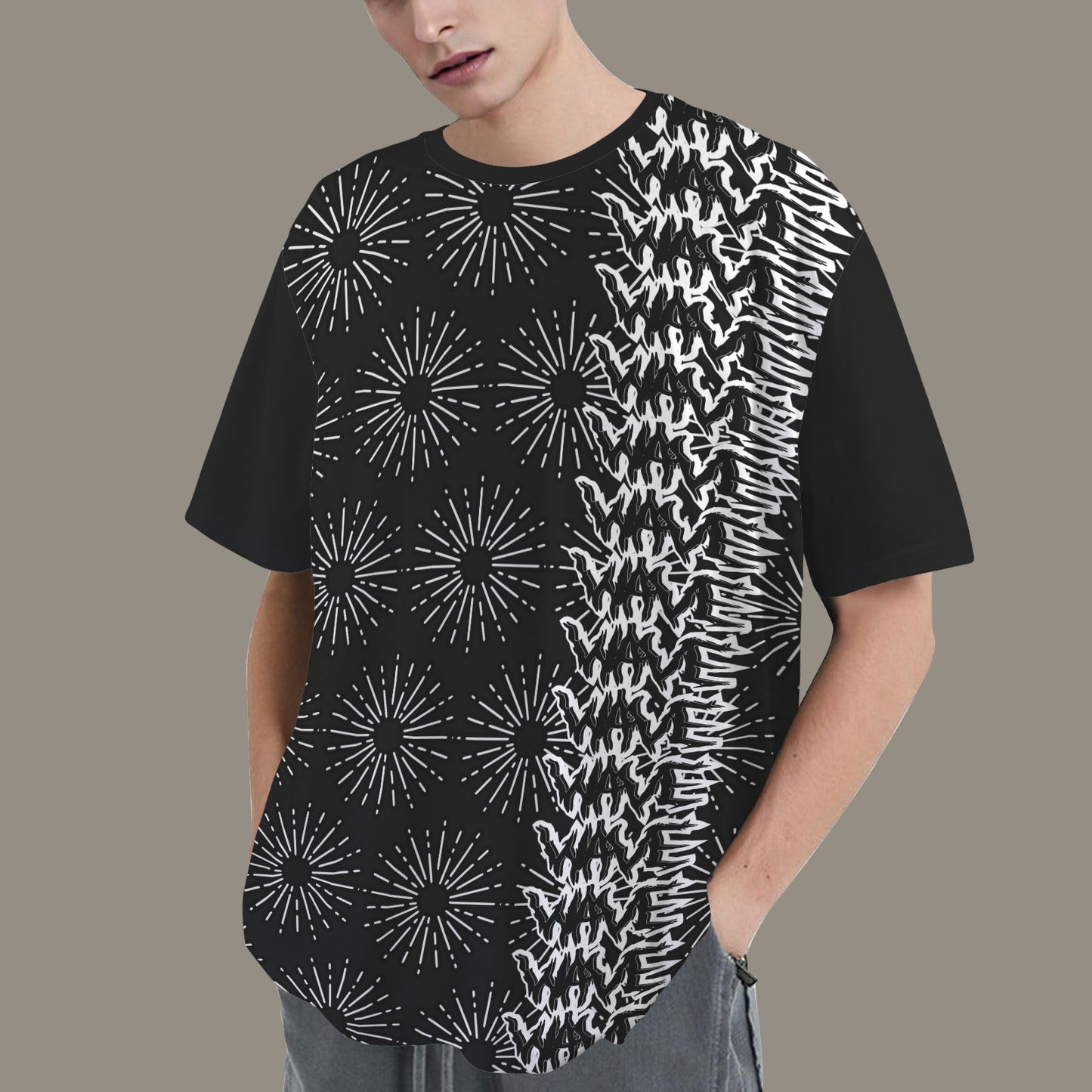 S-WITCH UP WAVE LOGO MULTI B/W