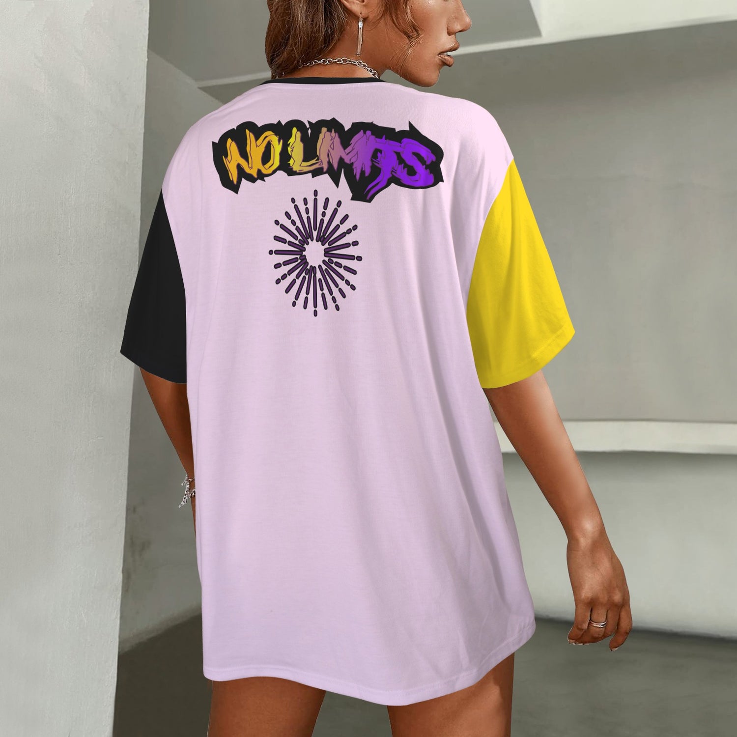 S-WITCH UP WAVE - WAVE BAND MULTI LOGO PALE PINKBLACK