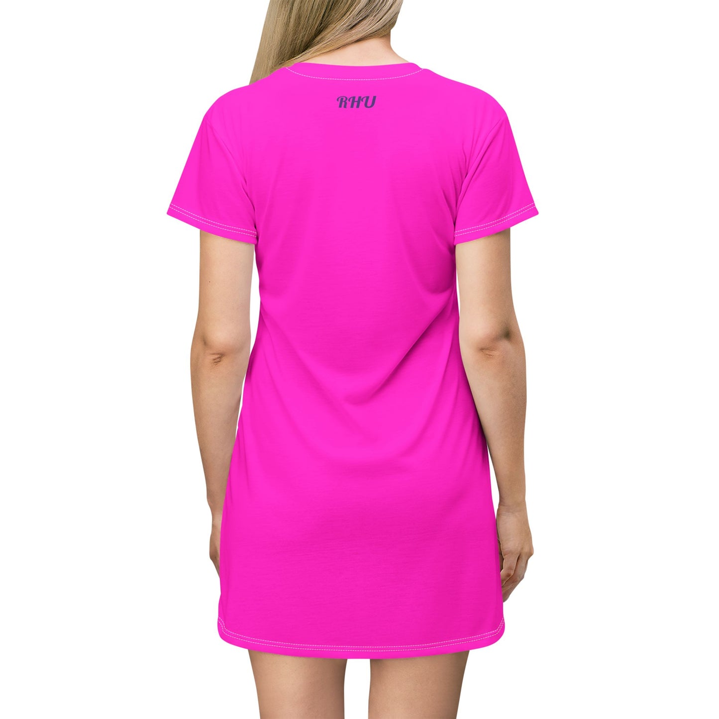 Human Rights LINFA T-Shirt Dress Fucsia