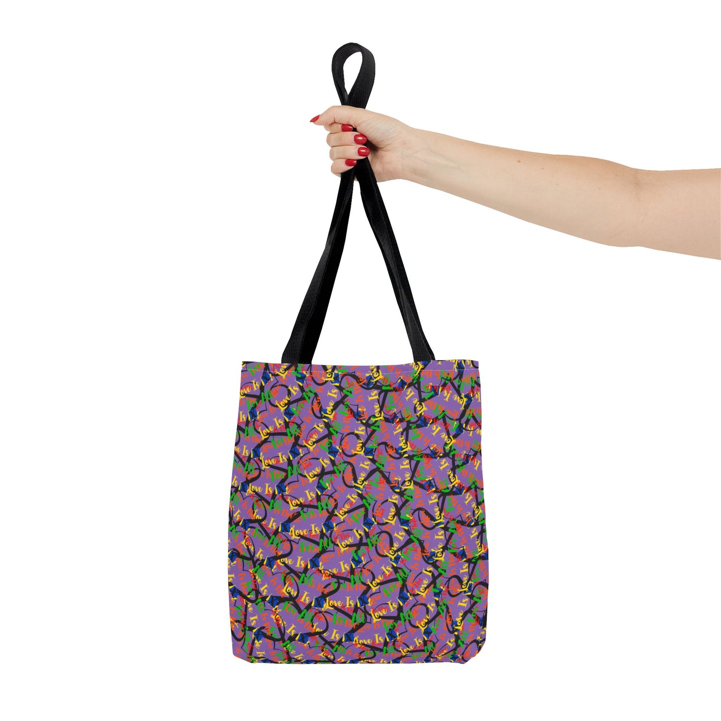 LINFA Chaos In The Heart Tote Bag Light Purple (Made in Germany)