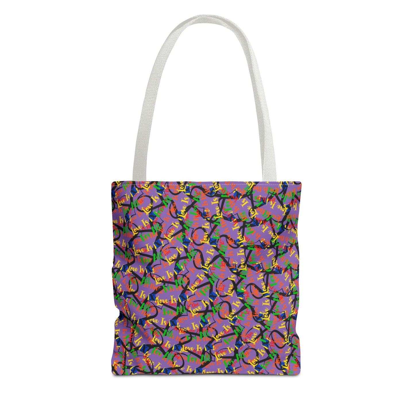 LINFA Chaos In The Heart Tote Bag Light Purple (Made in Germany)