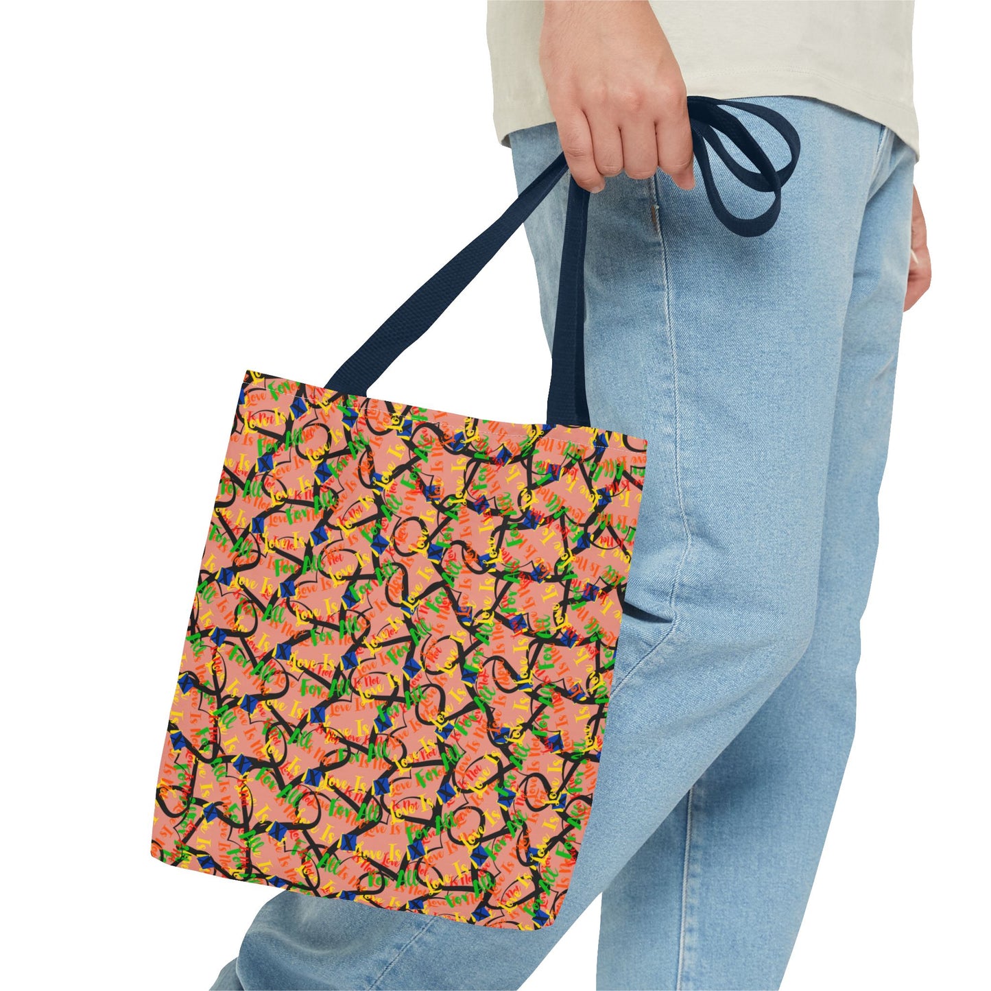 LINFA Chaos In The Heart Tote Bag Rosa Antico(Made in Germany)