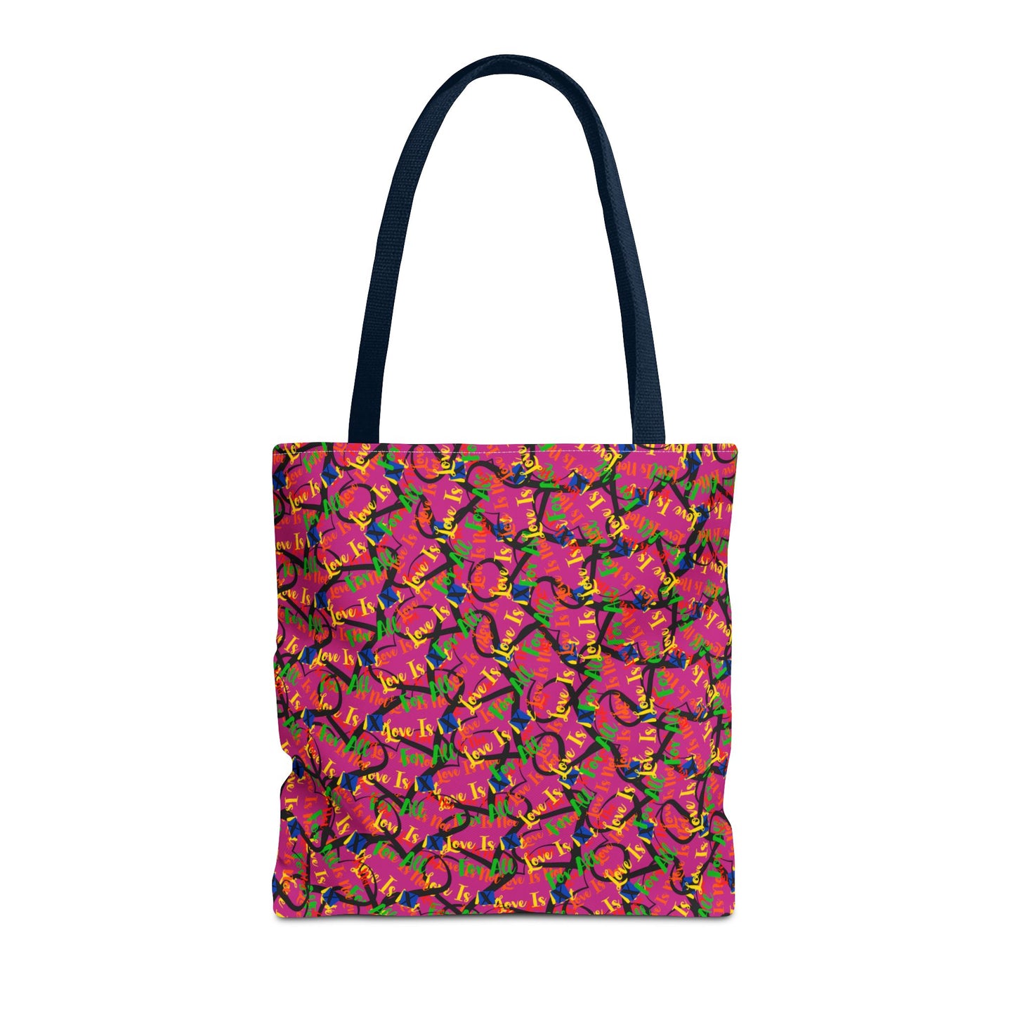 LINFA Chaos In The Heart Tote Bag Hot Pink  (Made in Germany)