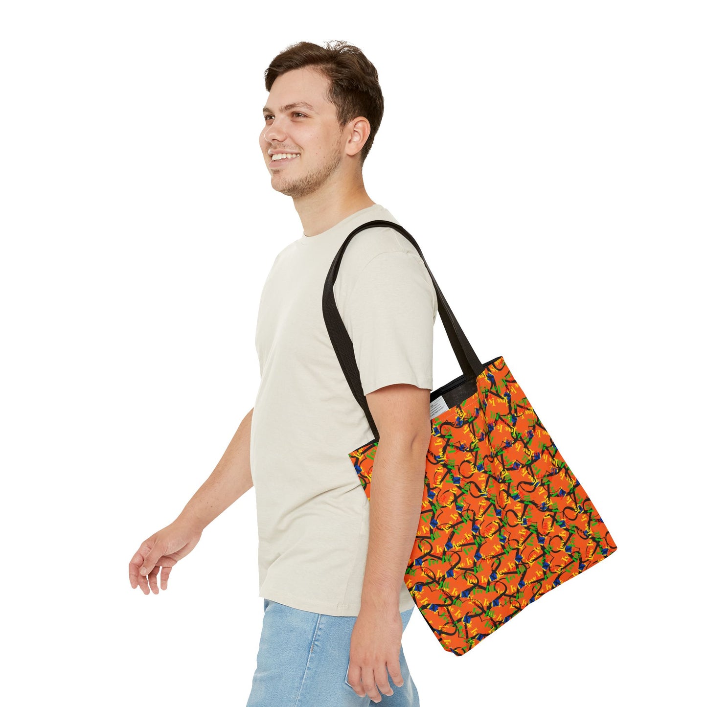 LINFA Chaos Tote Bag Orange (Made in Germany)