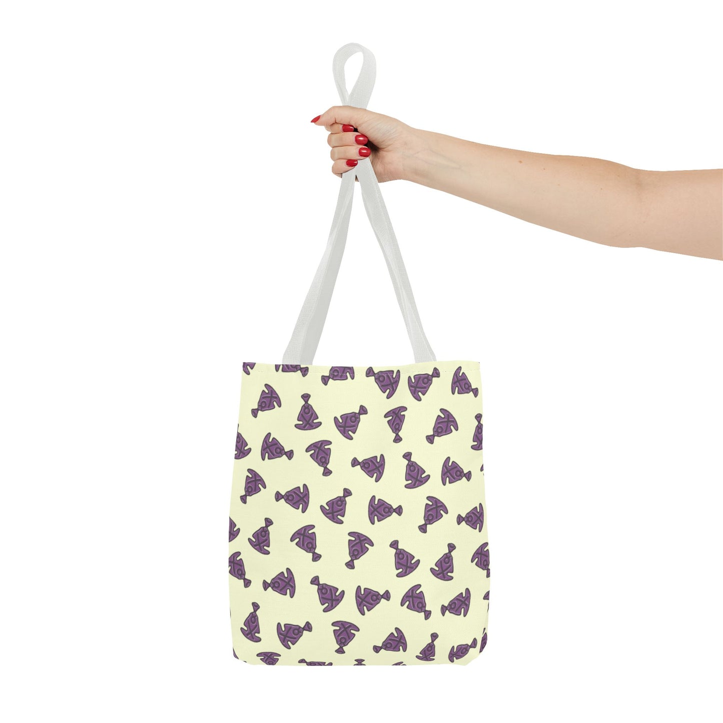 Buddha Tilt Tote Bag Pale Yellow