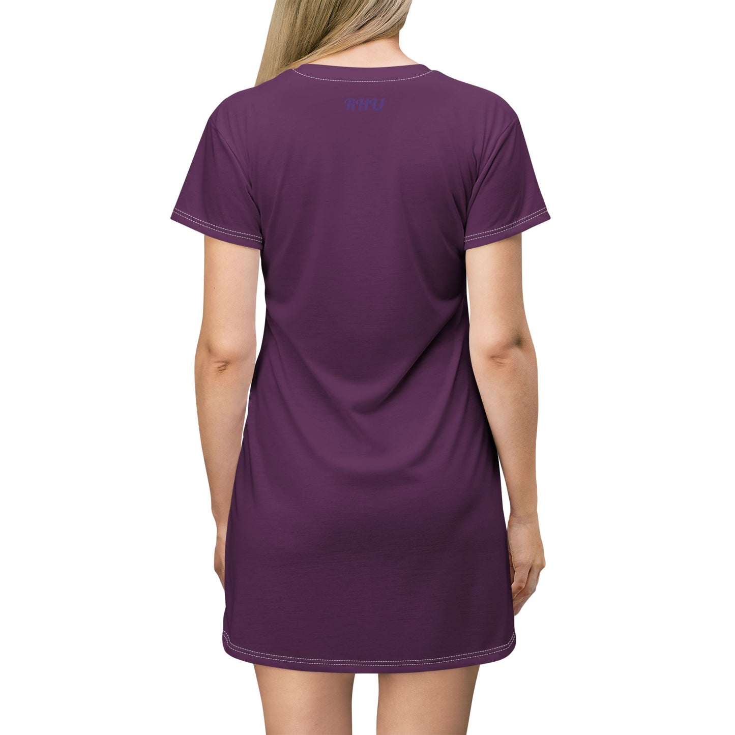 Human Rights LINFA T-Shirt Dress Purple