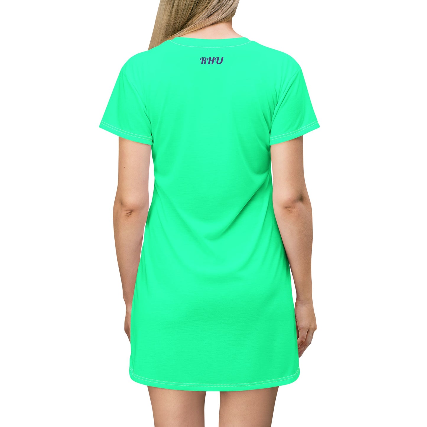 Human Rights LINFA T-Shirt Dress Bright Green