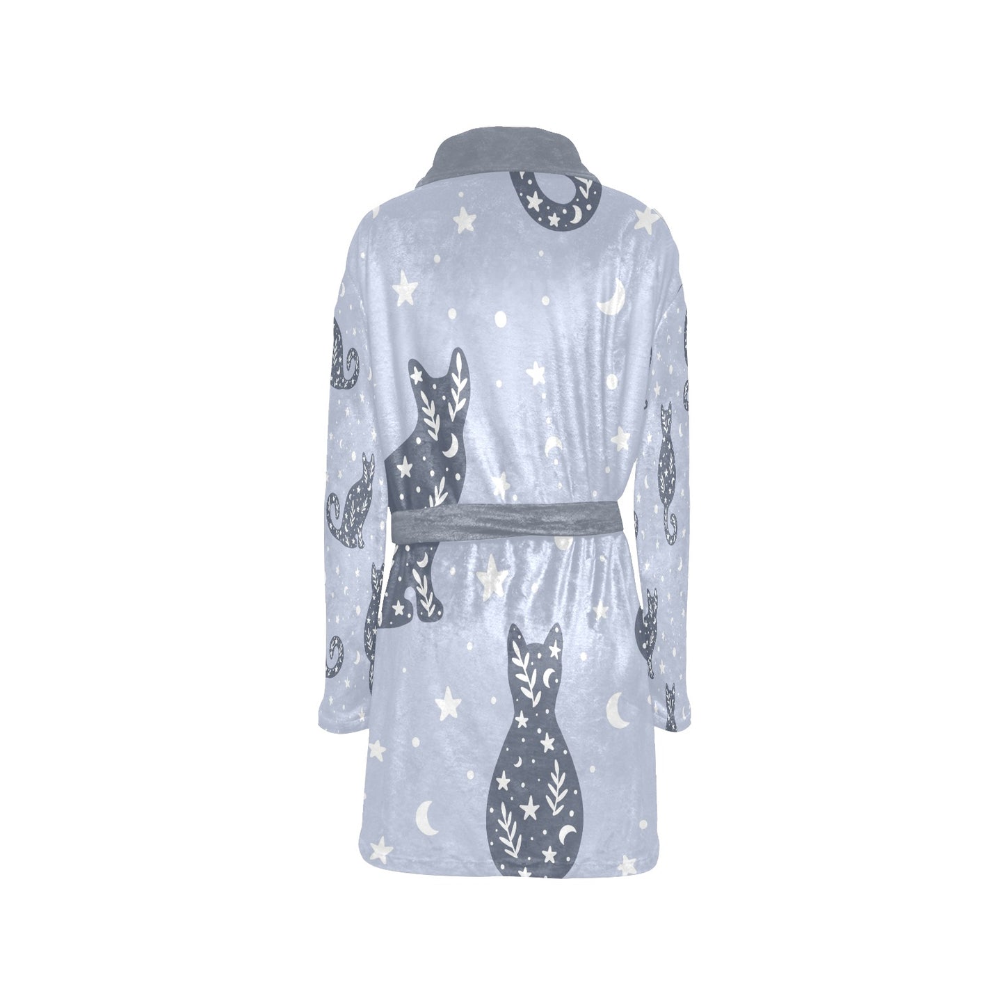 Night  Robe Cats Blue