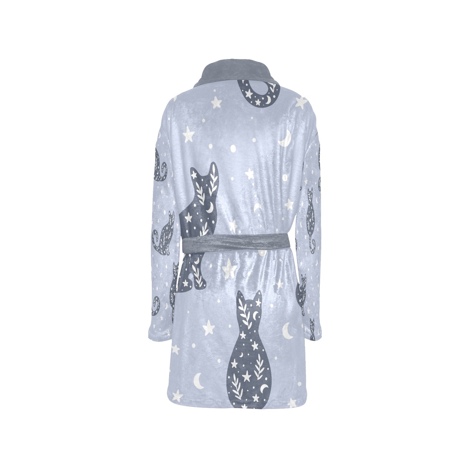 Night  Robe Cats Blue