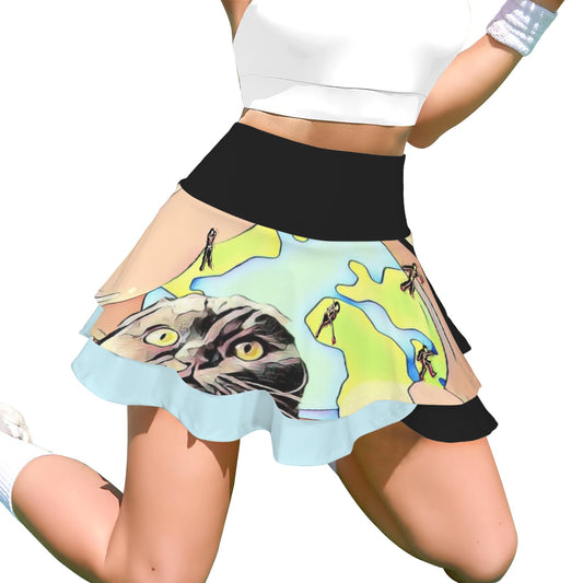 Human Scare Me Sport Skirt