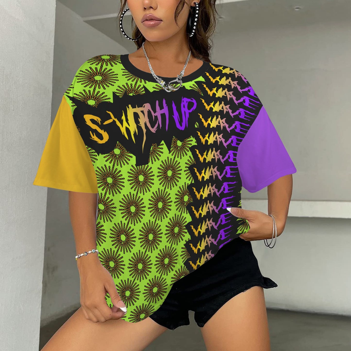 S-WITCH UP WAVE - WAVE BAND MULTI LOGO GREEN V3