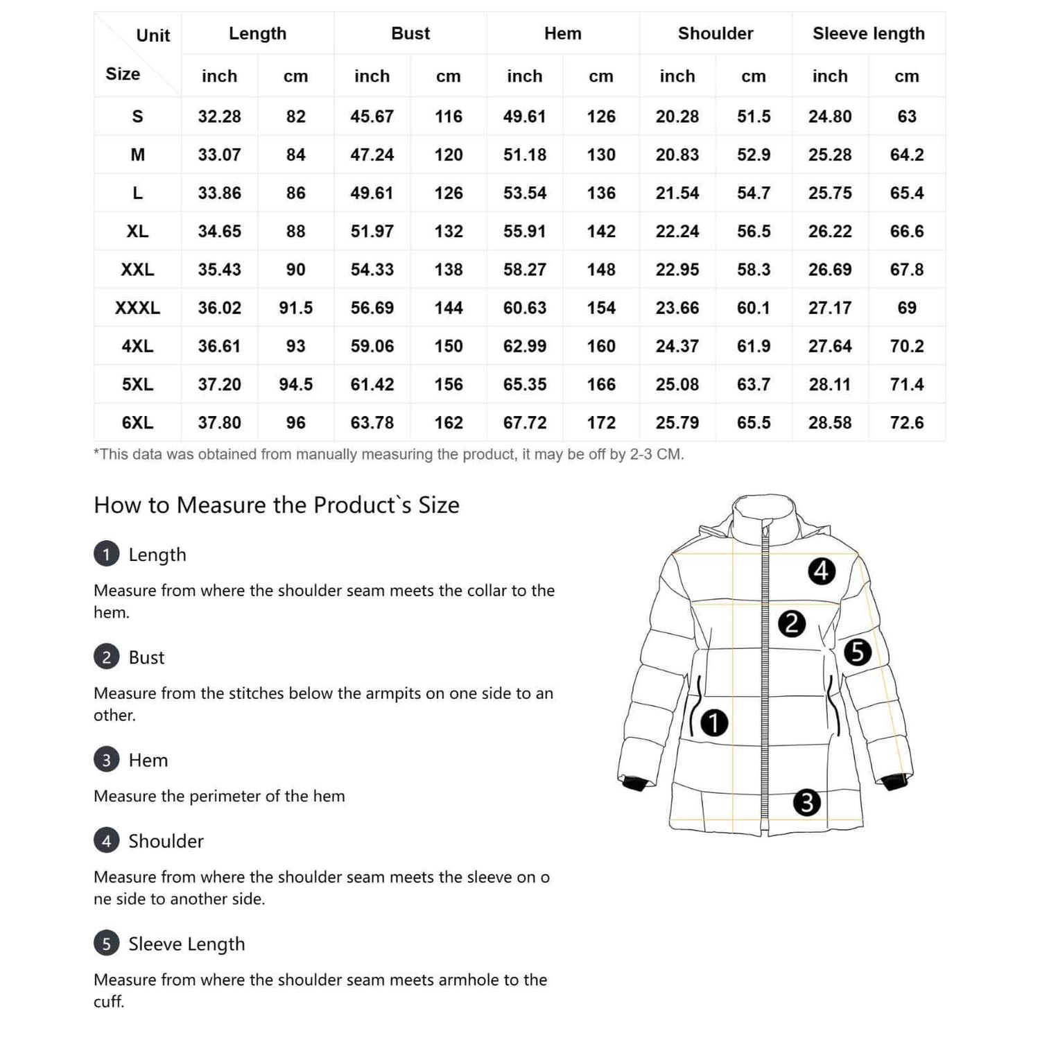 All-Over Print Women's Stand Collar Hooded Zipper Puffer Coat