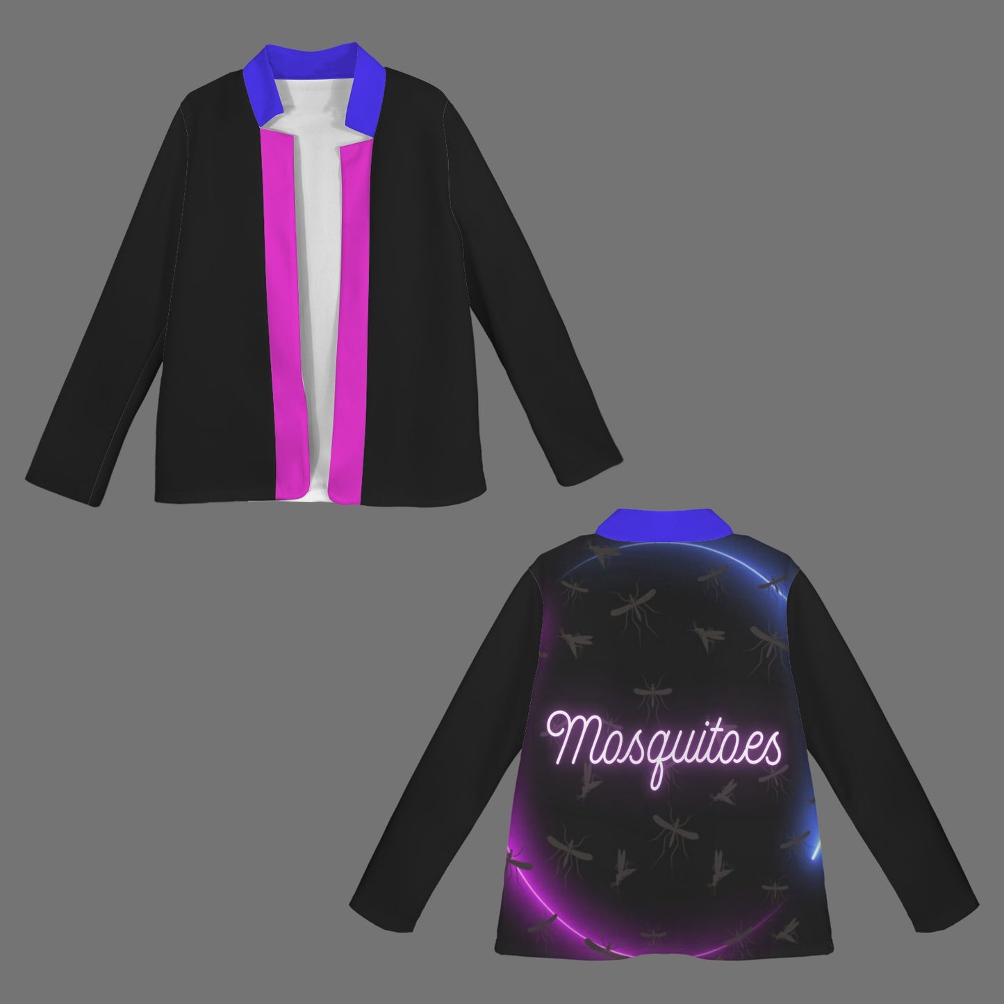 Mosquitoes Jacket Purple Blue  Black