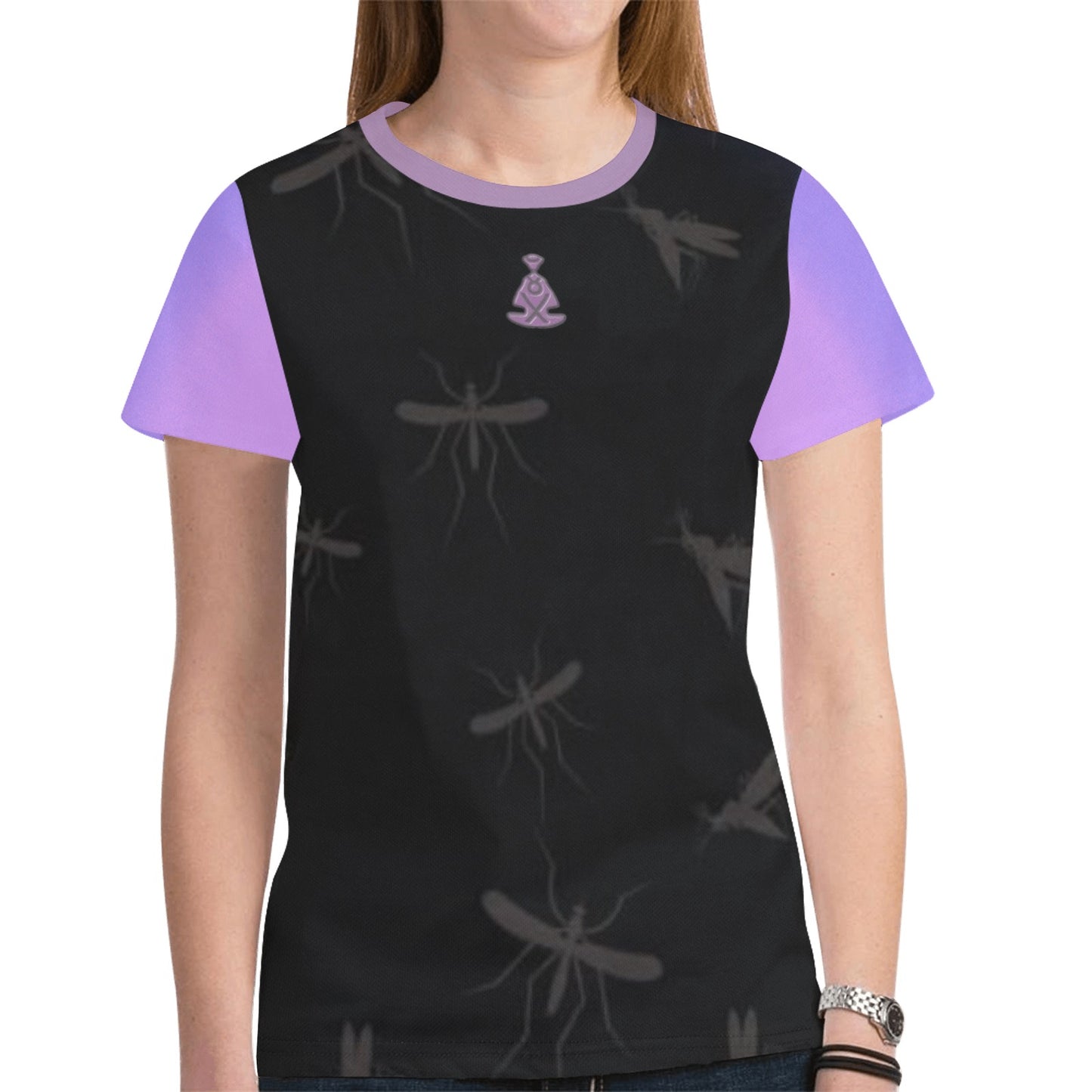 Mosquitoes Buddha Unisex Mesh Cloth T-shirt 2