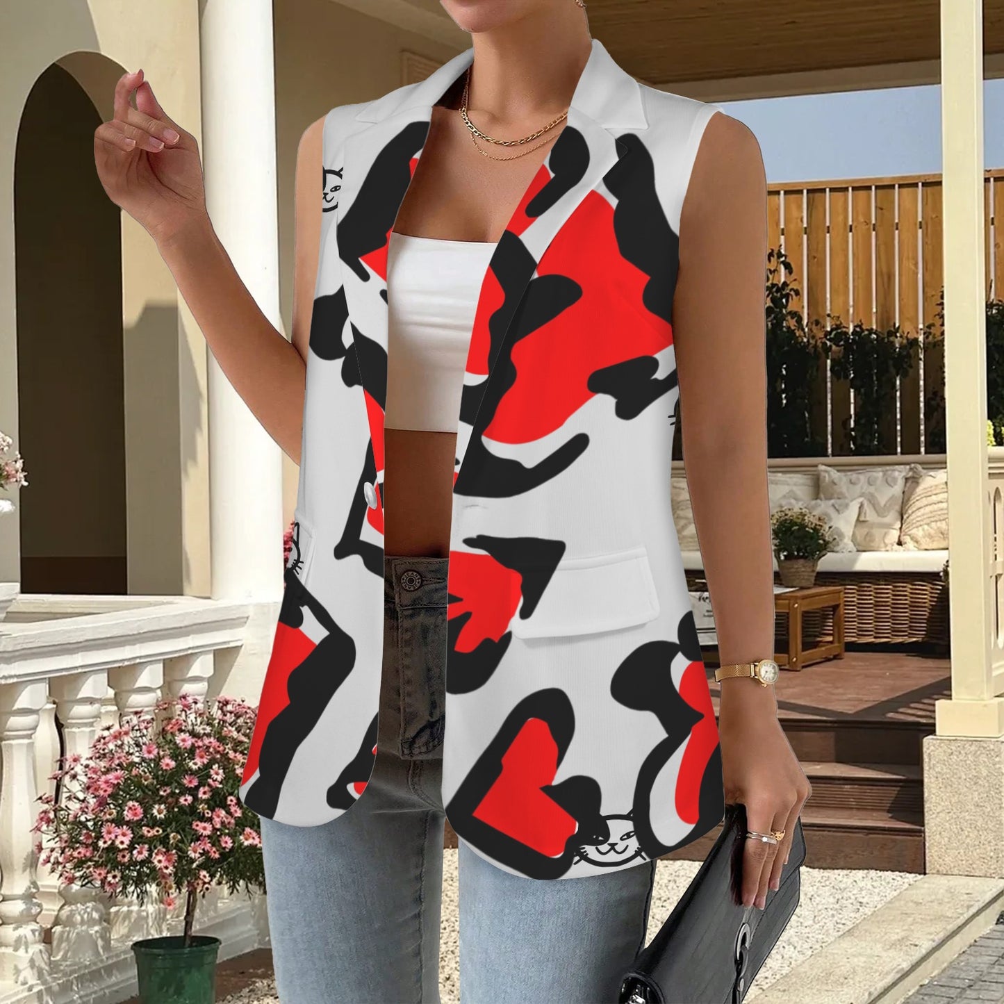 Gilet mamma Light Maubr PInk Leopard