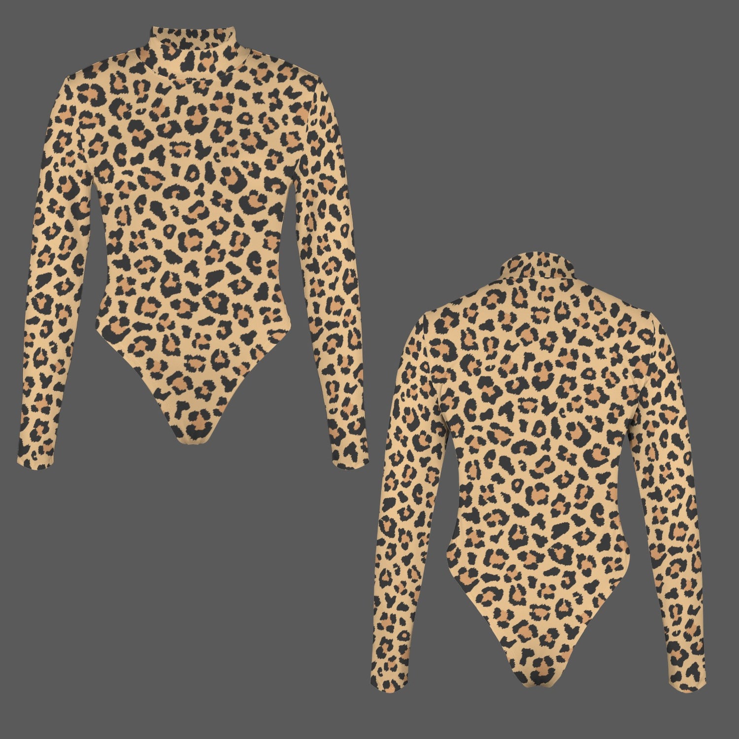 Leopard Long Sleeve Bodysuit