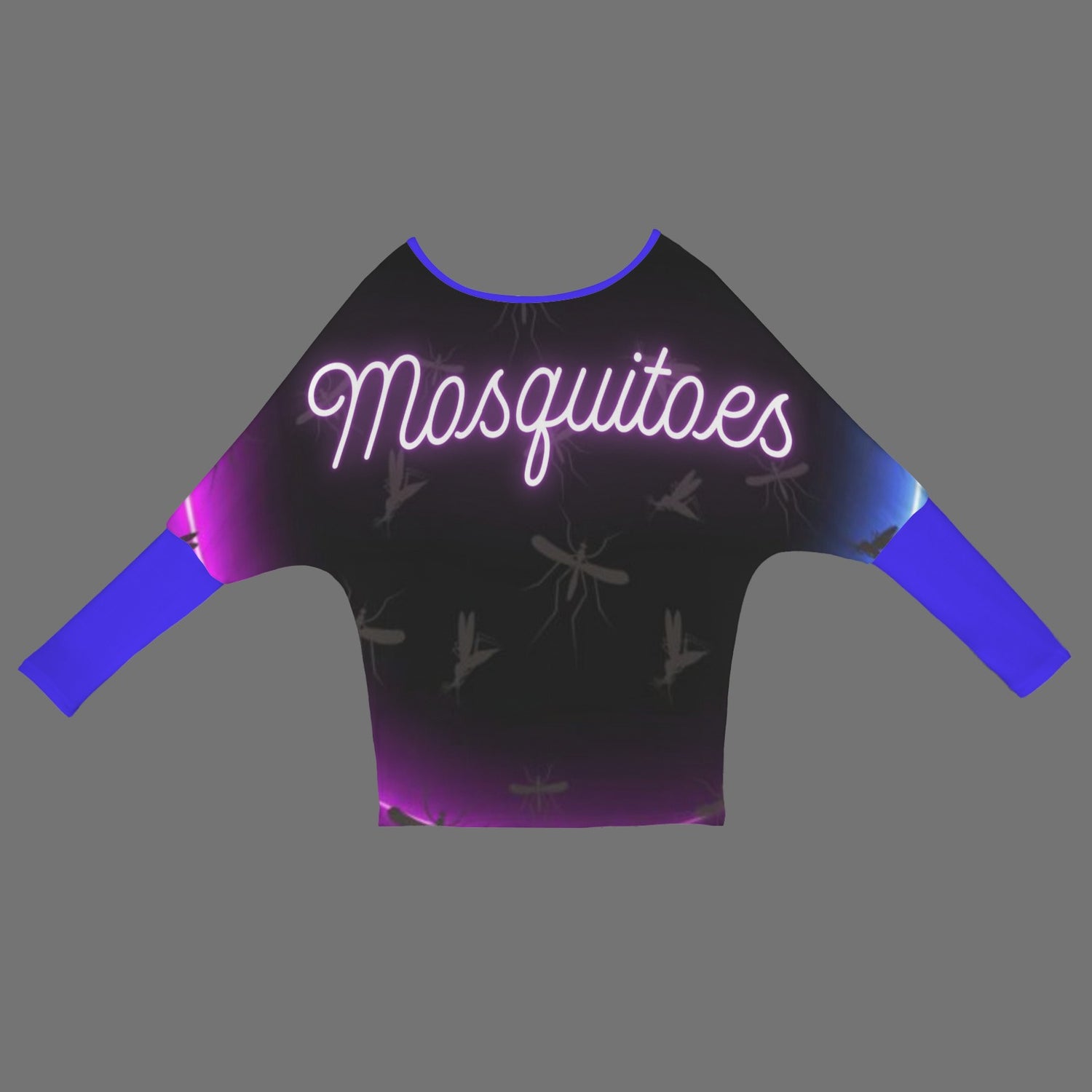 Mosquitoes Sweater Blue Sleeve