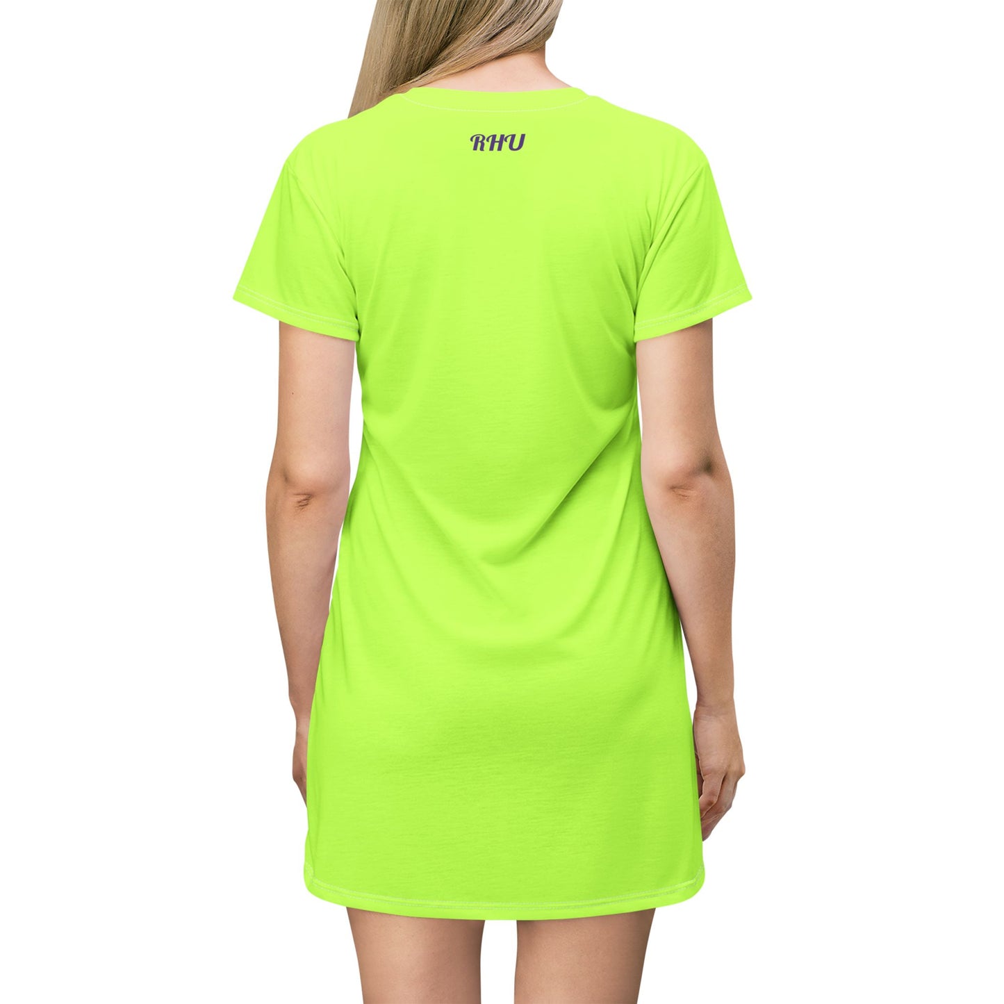 Human Rights LINFA T-Shirt Dress Fluo Green