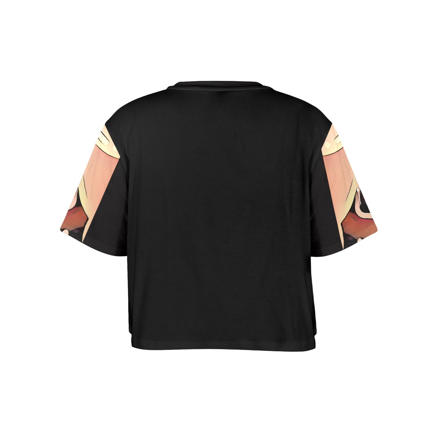 Humans Scare Me Cropped T-Shirt V2