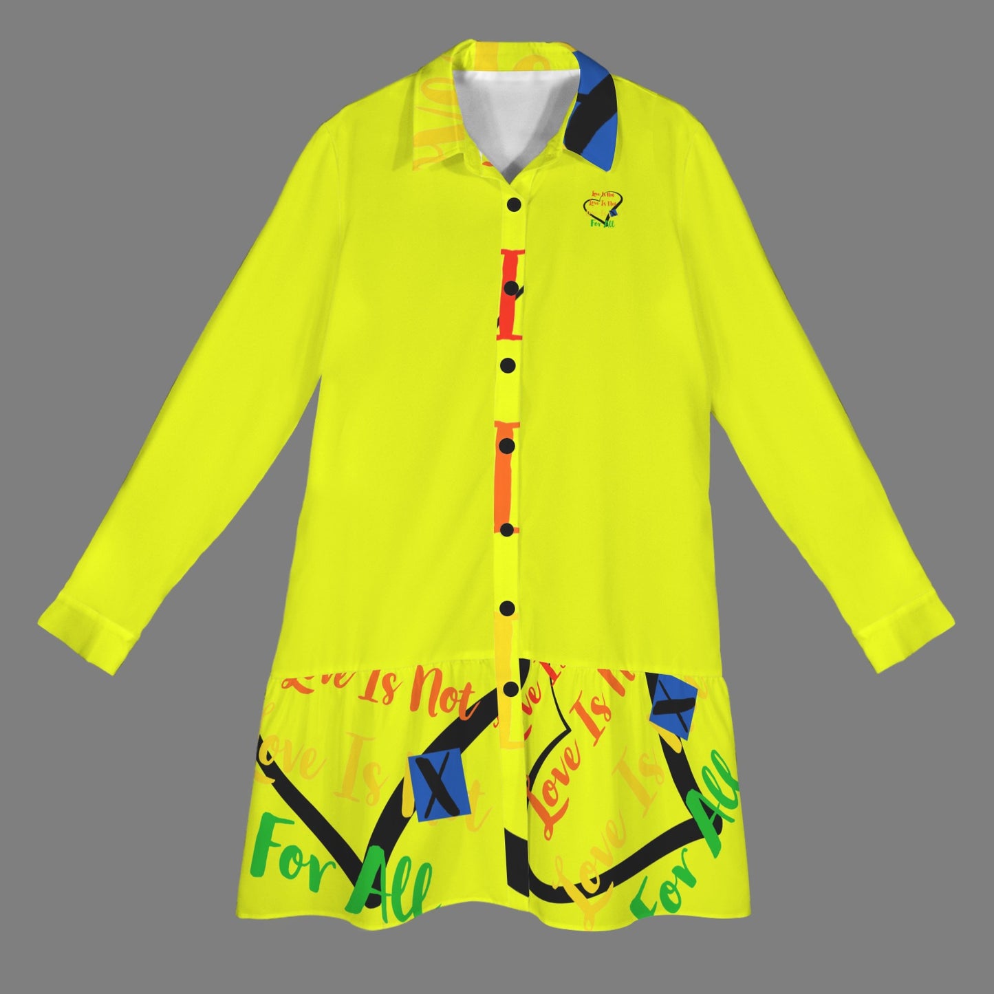 LINFA T SHIRT DRESS Bright Yellow