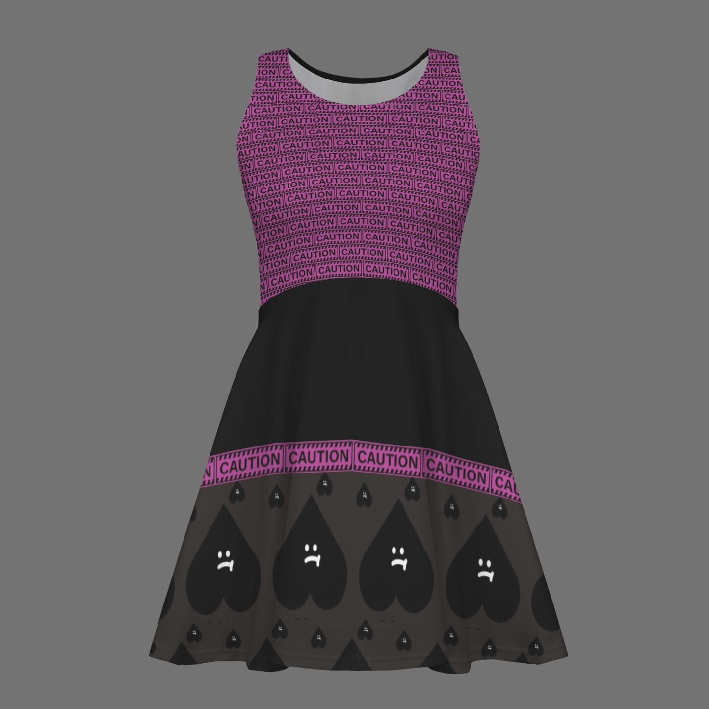 Pinky CAUTION Tank Top dress V2