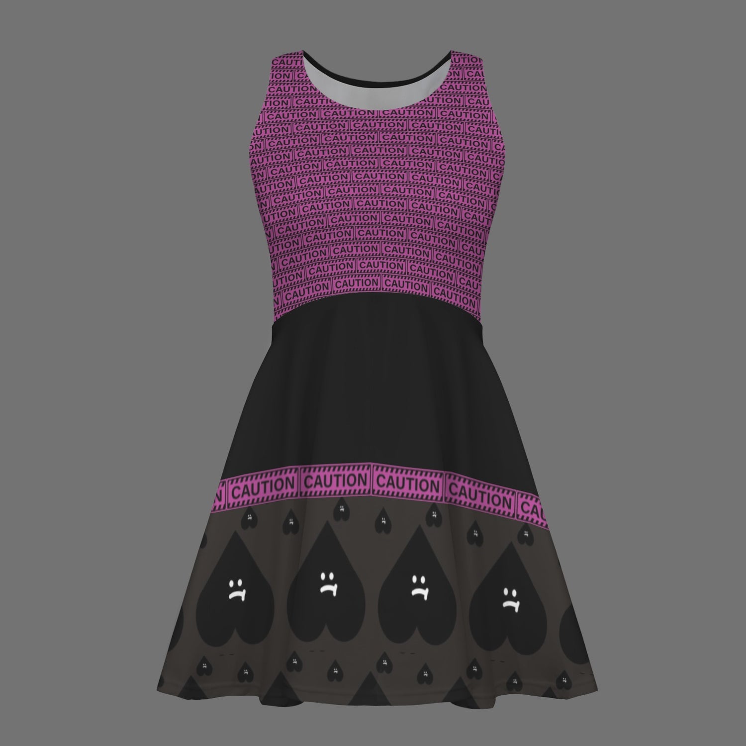 Pinky CAUTION Tank Top dress V2