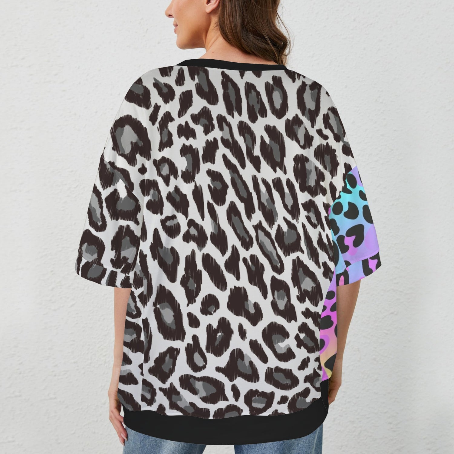 Fear Of Conncetion? Black UnderArm Hem T-Shirt