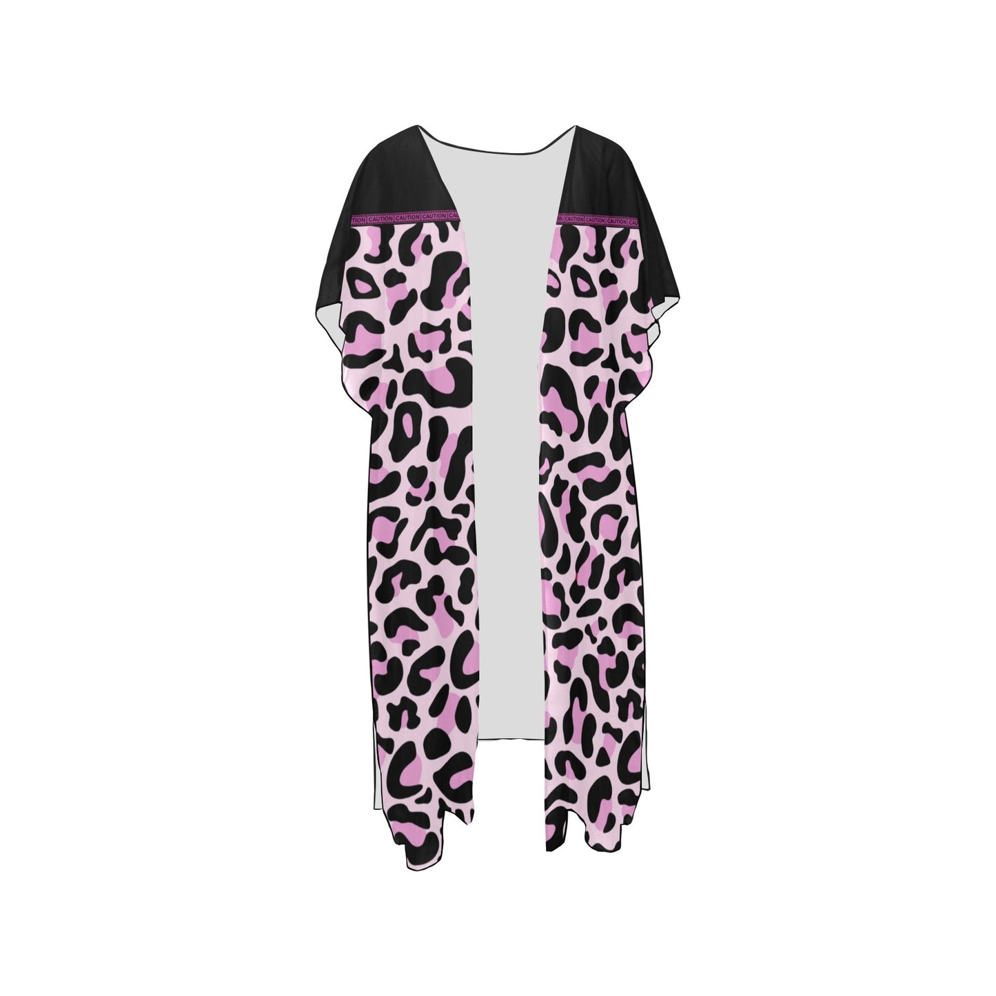 Caution Cover up Leopard Black
