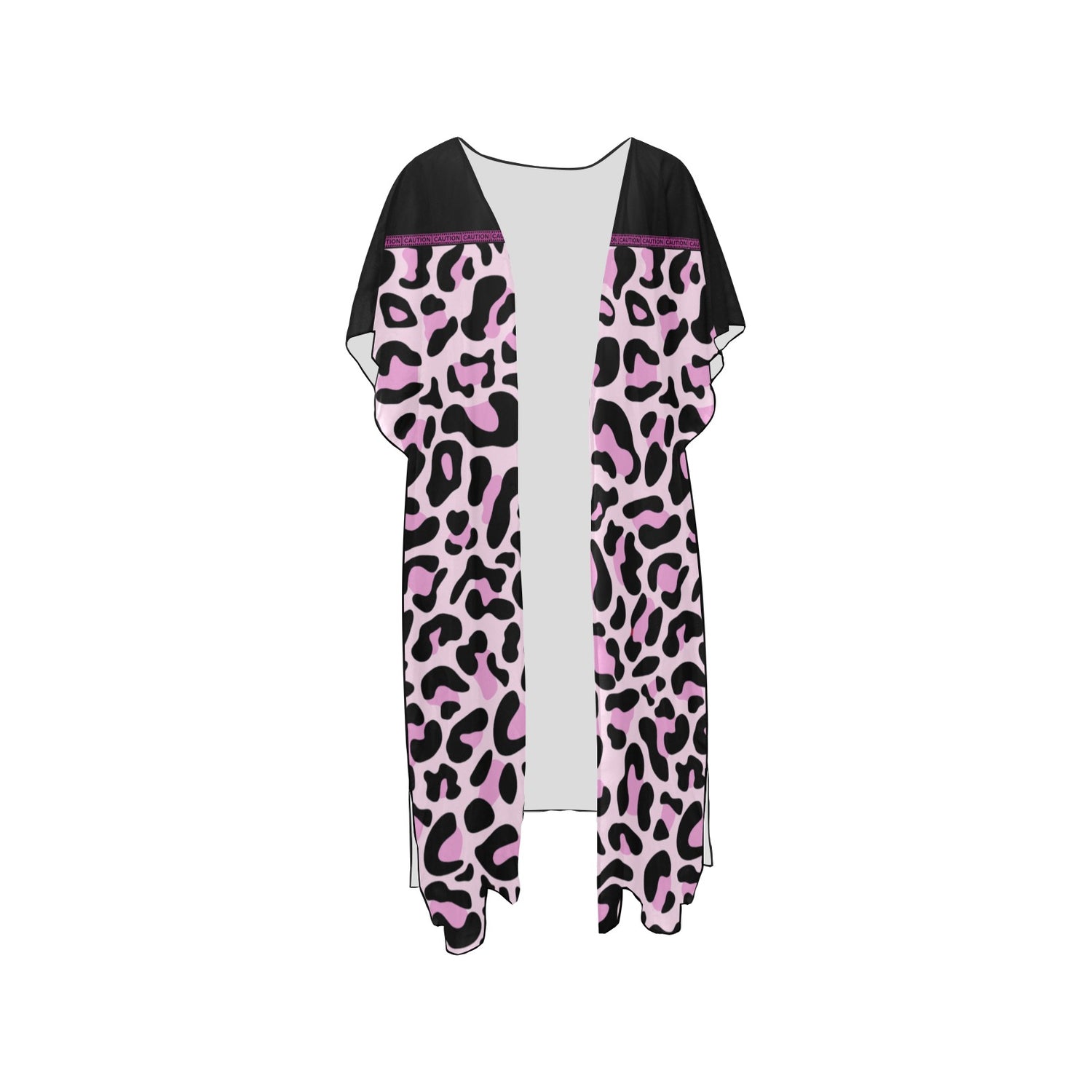 Caution Cover up Leopard Black