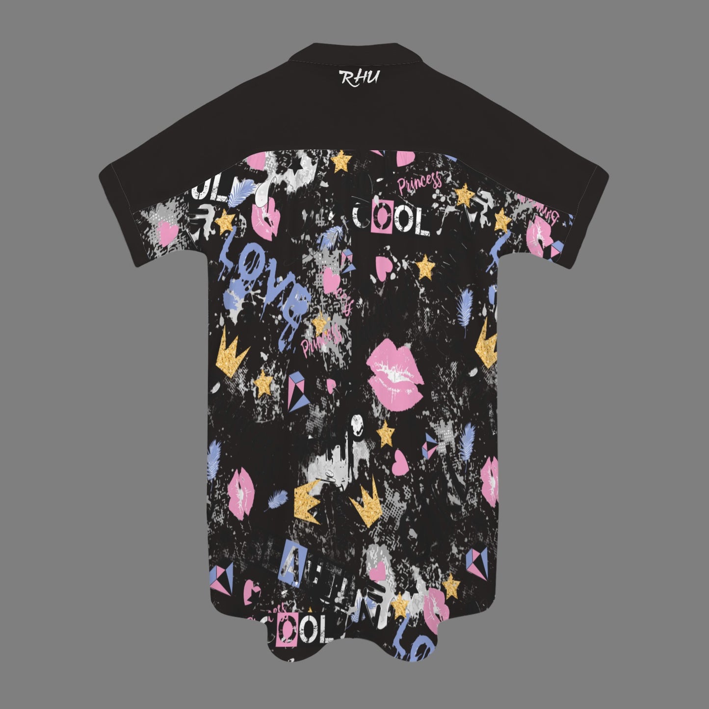 Feel Amazing T-Shirt Dress Black