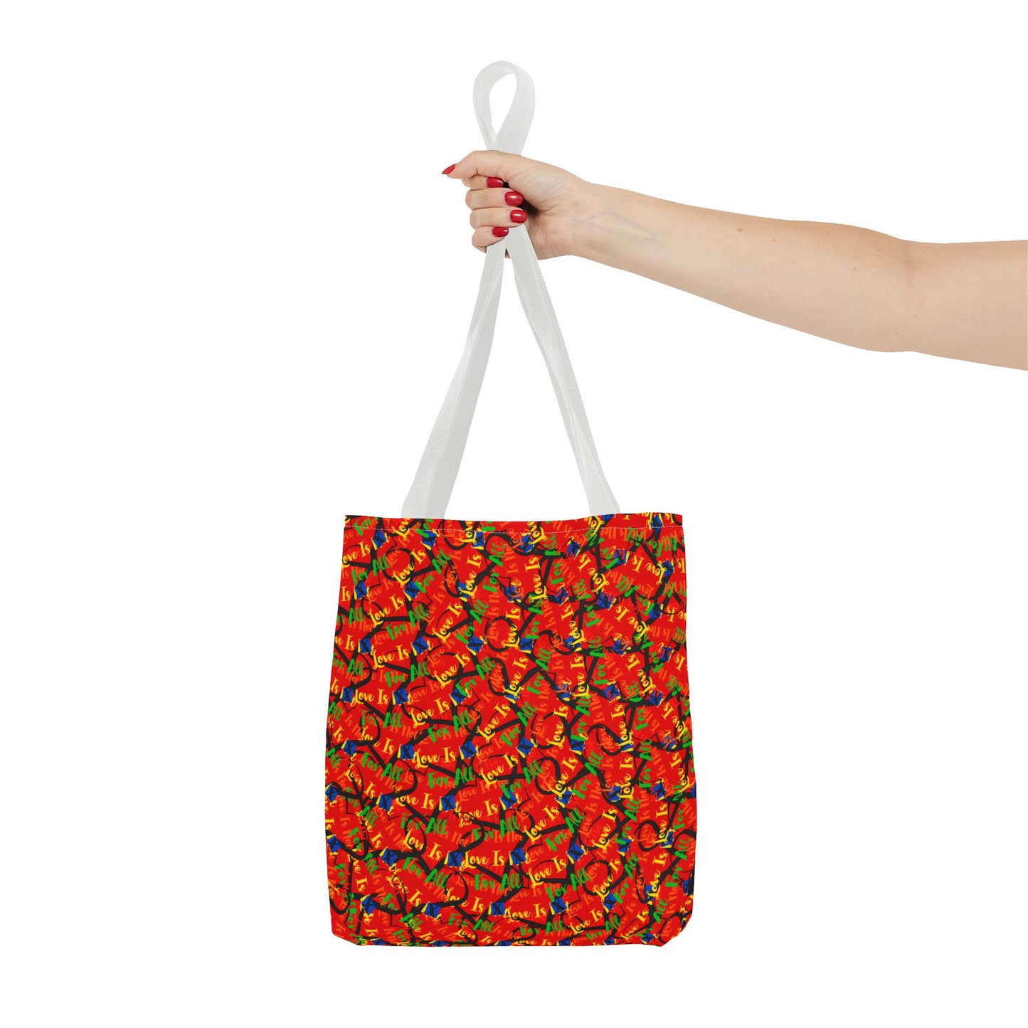 LINFA Chaos In The Heart Tote Bag Red (Made in Germany)