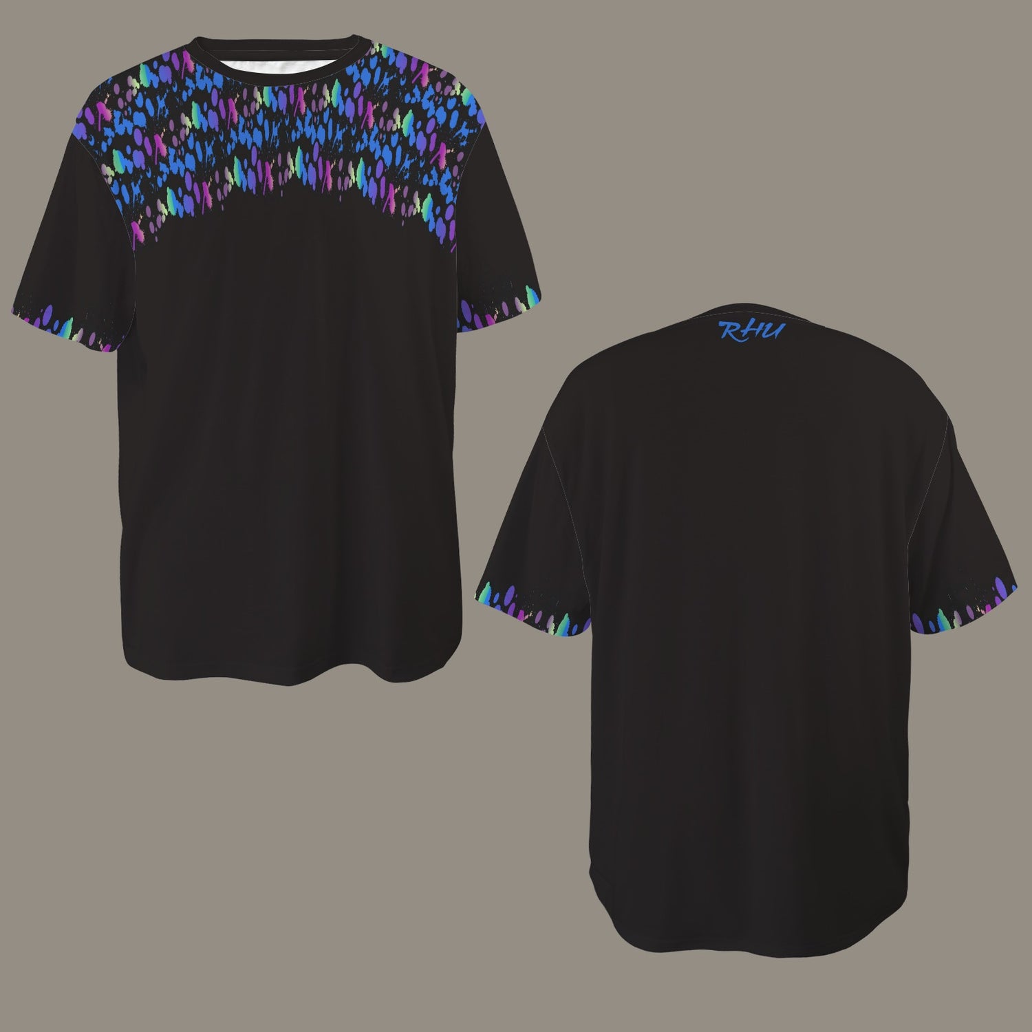Hidden Name T-shirt  Black Ransie