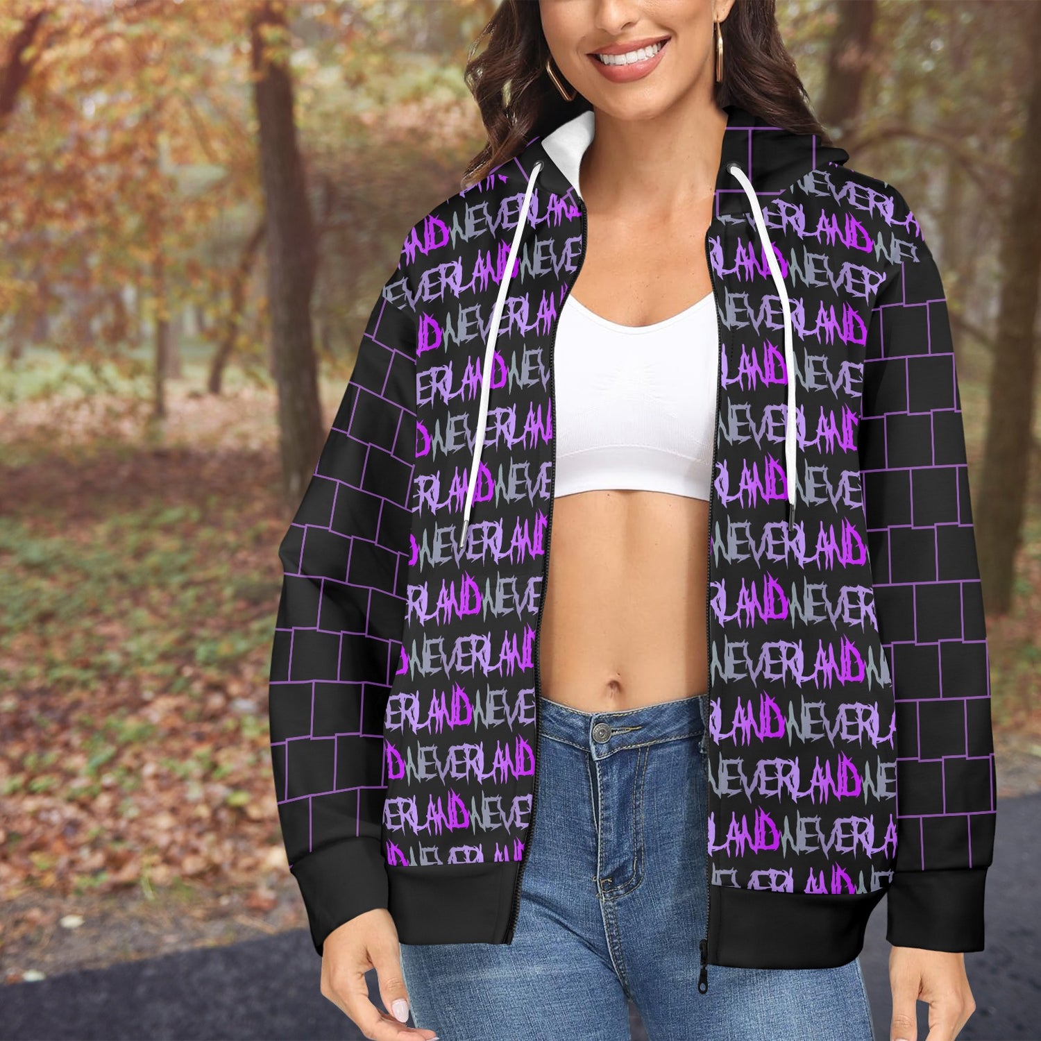 NEVERLAND Zipped Hoodie