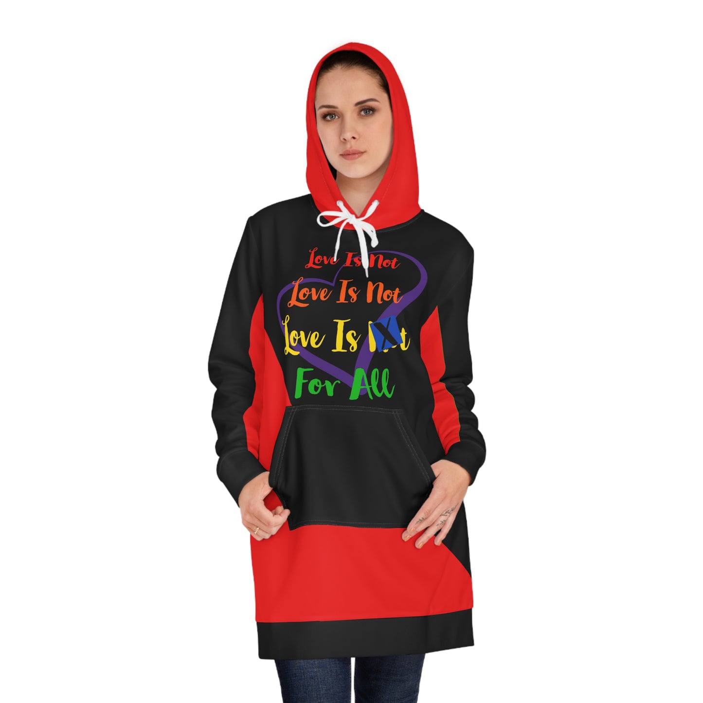 Human Rights LINFA Women's Hoodie Dress