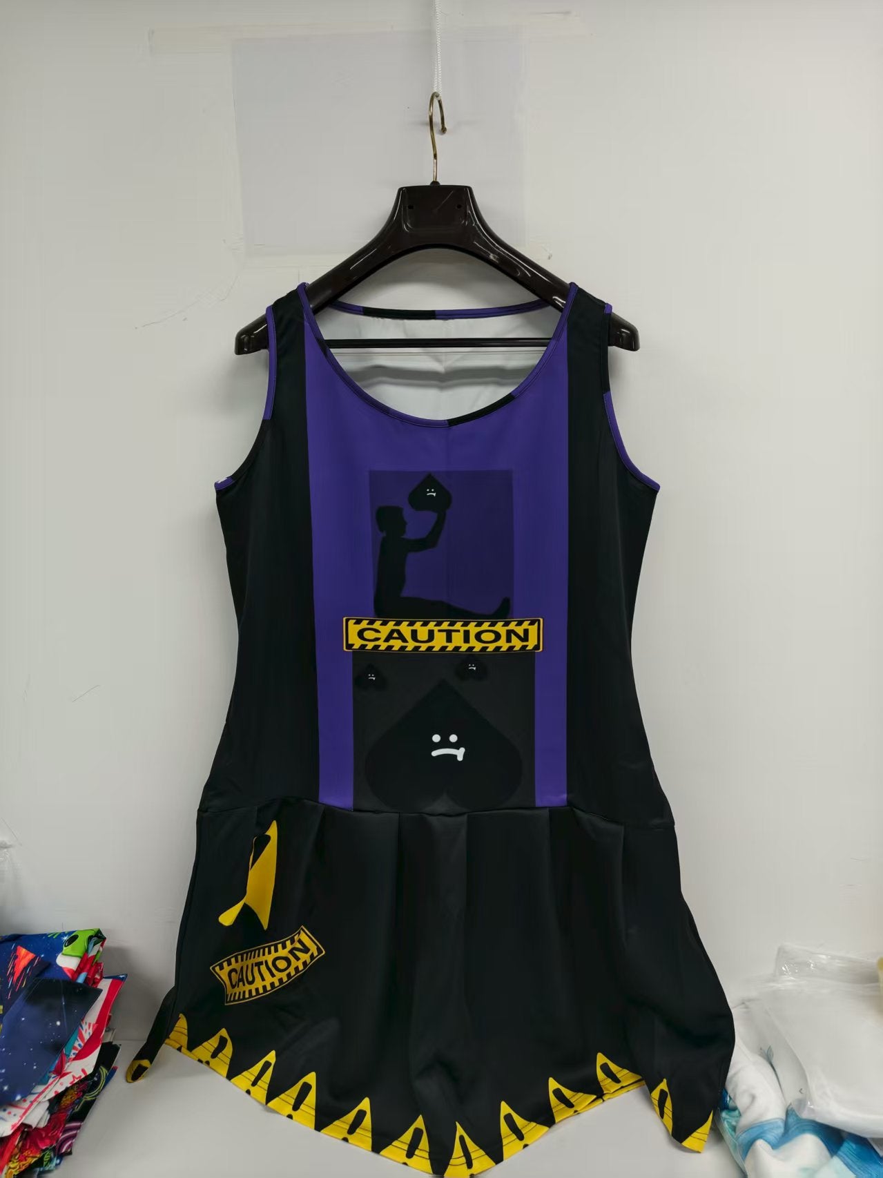 CAUTION Pleated Dress
