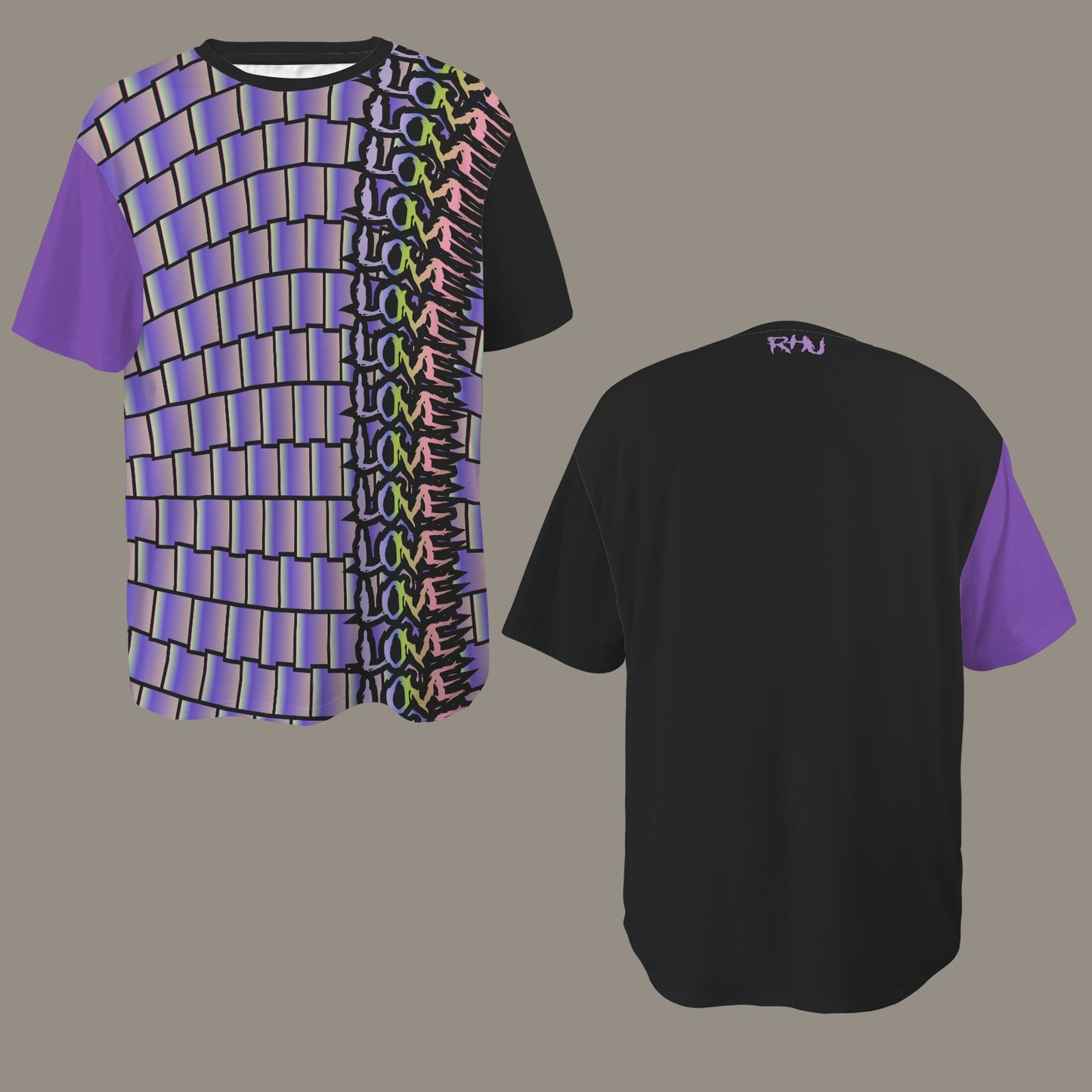 SE SON ROSE - LOVE WALL- PURPLE BLACK