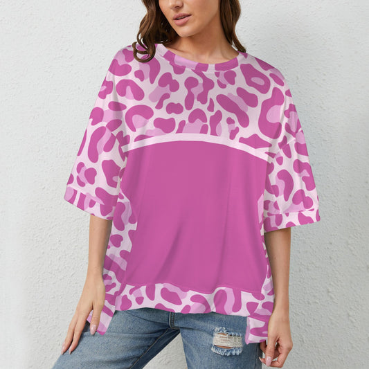 Maglia mamma Leopard Pink Mauve