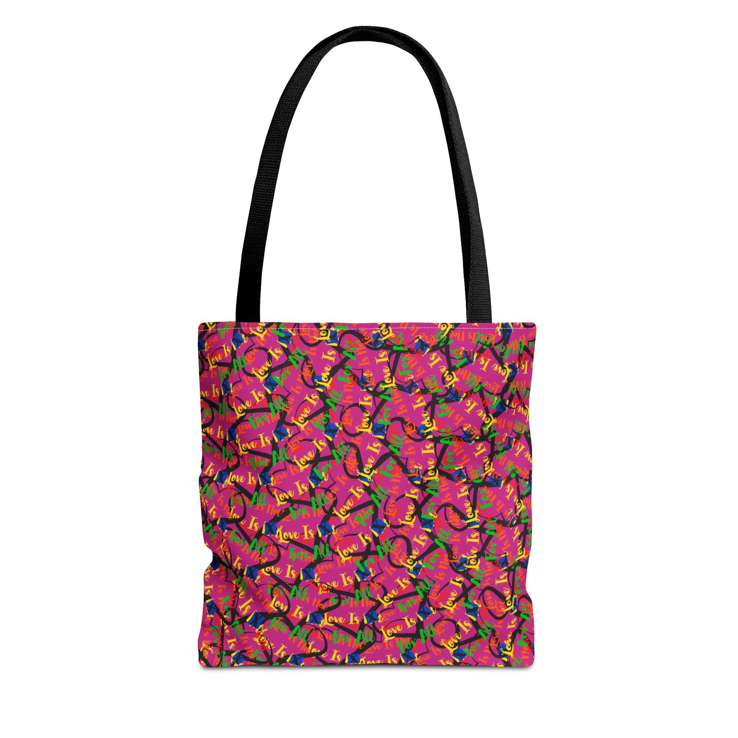 LINFA Chaos In The Heart Tote Bag Hot Pink  (Made in Germany)