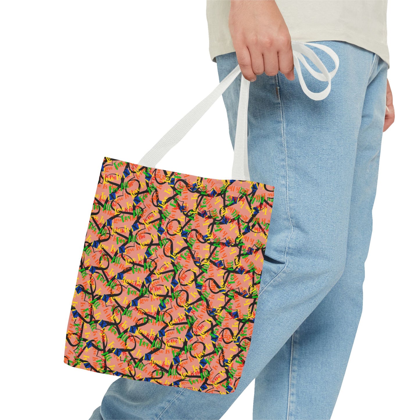 LINFA Chaos In The Heart Tote Bag Rosa Antico(Made in Germany)