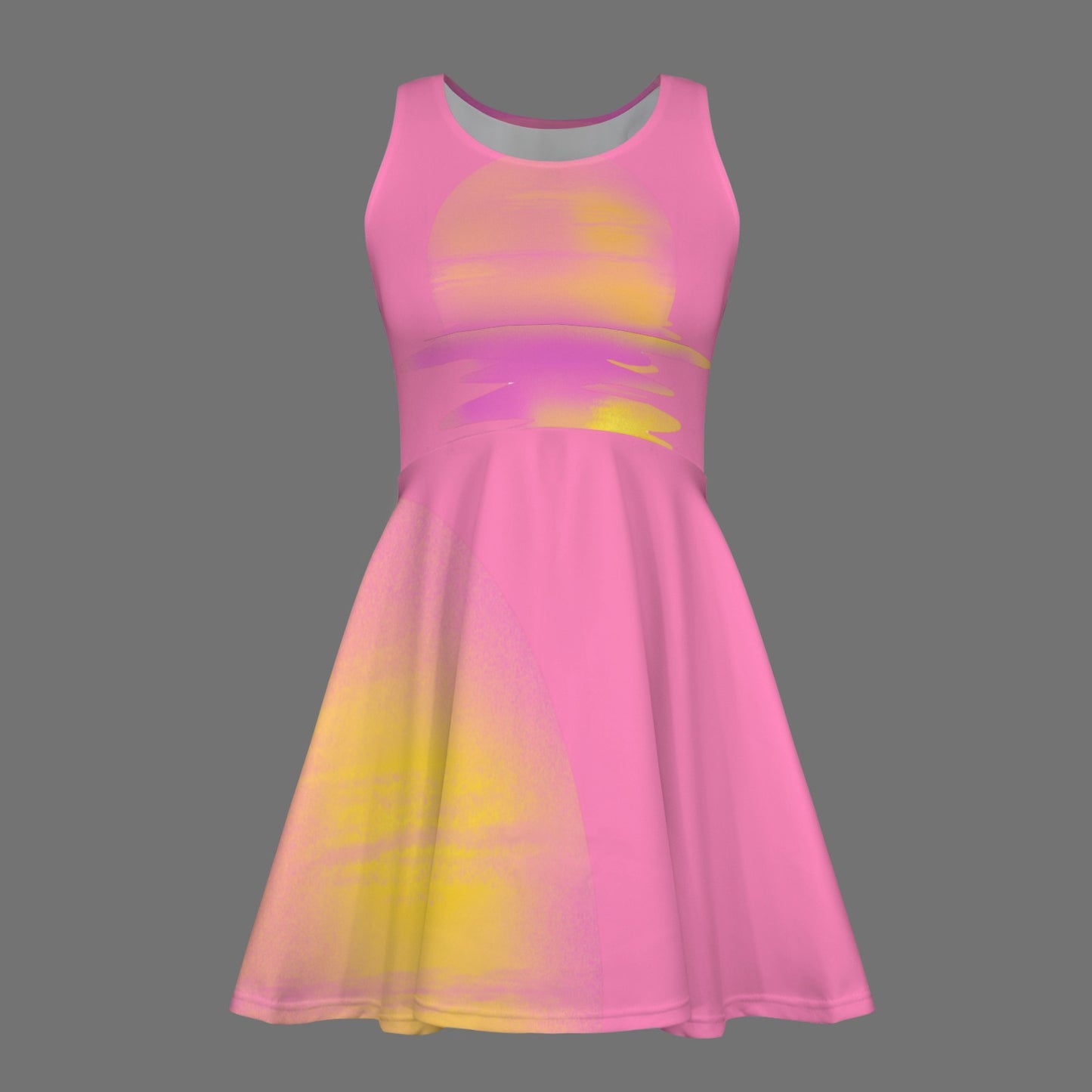 Se Son Rose ( Missing U) Tank Pleated Dress Pink