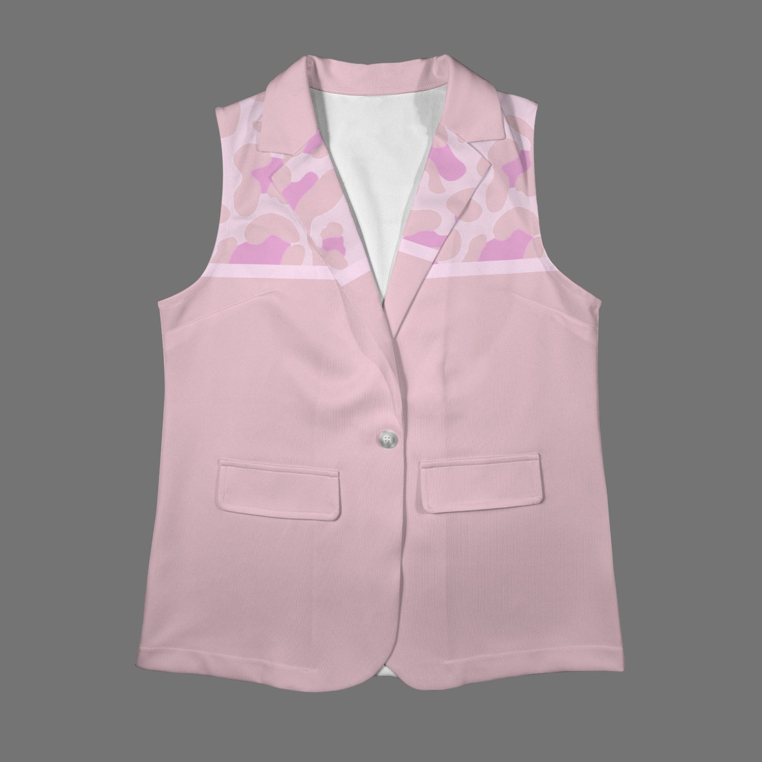 Gilet mamma Leopard Pale Pink