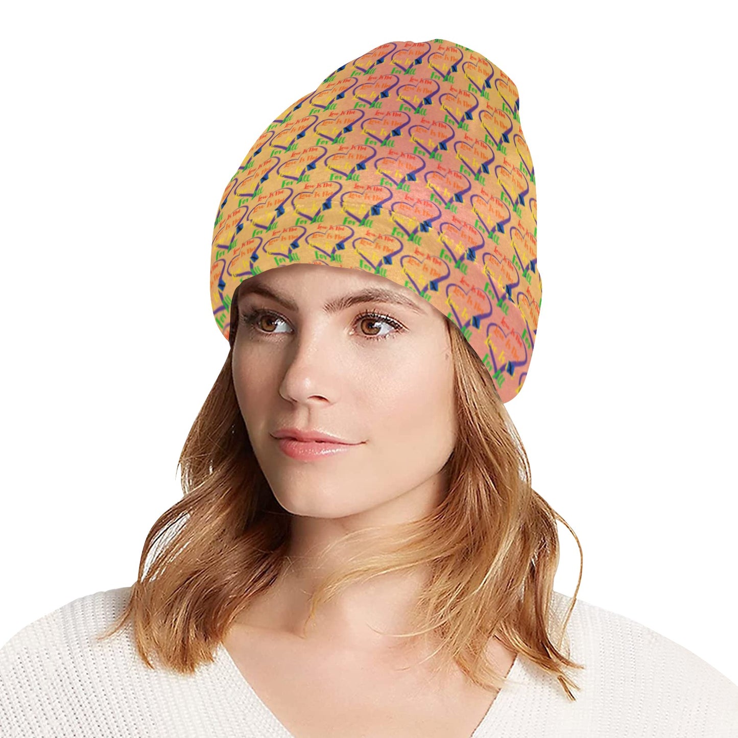 LINFA Little Hearts Sunset Beanie