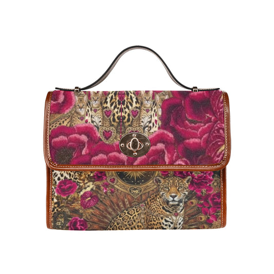 Opulenta Print Leopard Canvas Bag