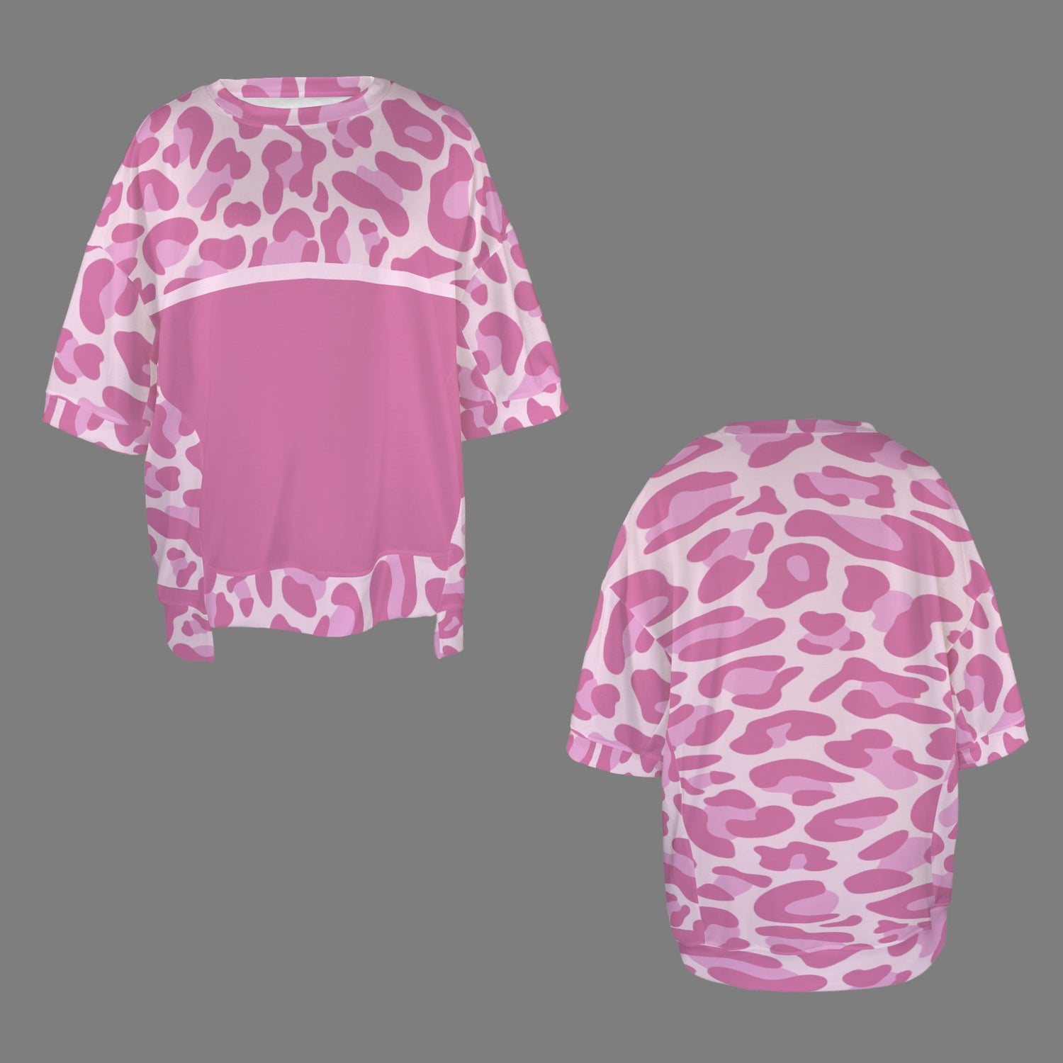 Maglia mamma Leopard Pink Light Mauve