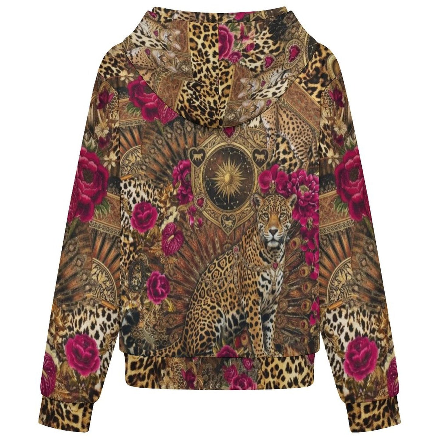 Custom Women Hooded Button‑Up Jacket Coat